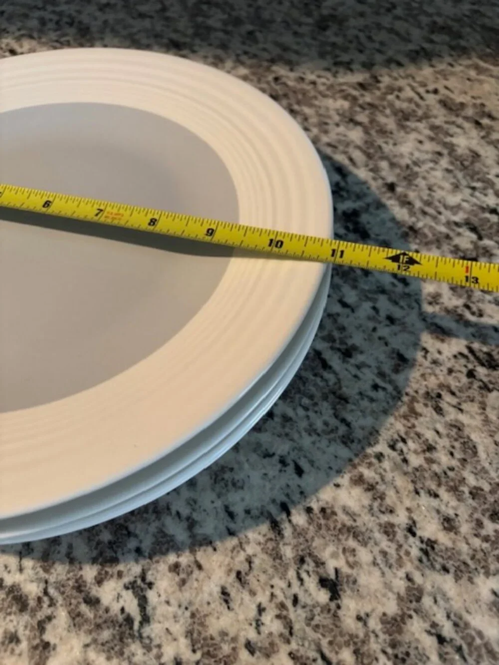 NEW Cream and blue-gray stoneware dinner plates from Target Home - SALE!